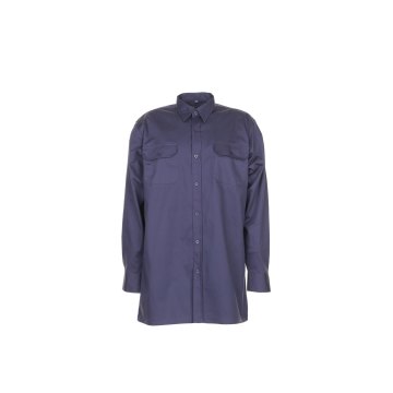 Größe 47/48 Herren Planam Hemden Köperhemd langarm grau Modell 0406
