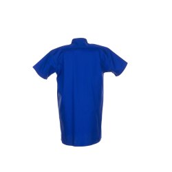 PLANAM Herren Köperhemd HEMDEN Kurzarm Kent Baumwolle Mittelblau 39/40