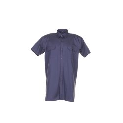 Größe 39/40 Herren Planam Hemden Köperhemd 1/4-Arm grau Modell 0405
