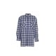 PLANAM Herren Flanellhemd HEMDEN Langarm Kent Blau kariert 39/40