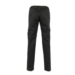 PLANAM Easy Damen Bundhose CASUAL Oberschenkeltaschen Schwarz 36