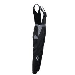 PLANAM Damen Latzhose HIGHLINE Schwarz/Schiefer/Zink 38