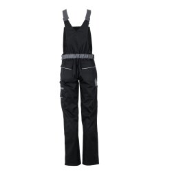 PLANAM Damen Latzhose HIGHLINE Schwarz/Schiefer/Zink 38
