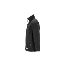 PLANAM Unisex Stream Fleecejacke OUTDOOR Schwarz/Anthrazit XXL