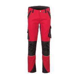 PLANAM Herren Bundhose NORIT 4-Wege-Stretch Rot/Schwarz