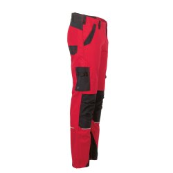 PLANAM Herren Bundhose NORIT 4-Wege-Stretch Rot/Schwarz