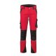 PLANAM Herren Bundhose NORIT 4-Wege-Stretch Rot/Schwarz