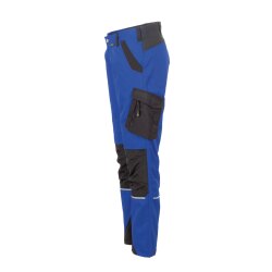 PLANAM Damen Bundhose NORIT 4-Wege-Stretch Kornblau/Schwarz