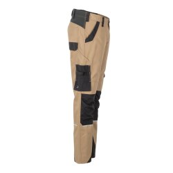 PLANAM Damen Bundhose NORIT 4-Wege-Stretch Sand/Schwarz