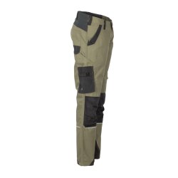 PLANAM Damen Bundhose NORIT 4-Wege-Stretch Oliv/Schwarz