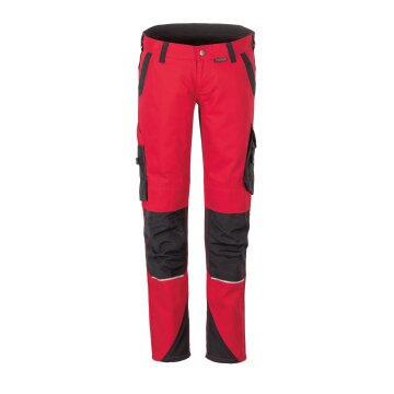 PLANAM Damen Bundhose NORIT 4-Wege-Stretch Rot/Schwarz