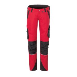 PLANAM Damen Bundhose NORIT 4-Wege-Stretch Rot/Schwarz