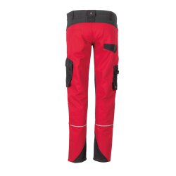 PLANAM Damen Bundhose NORIT 4-Wege-Stretch Rot/Schwarz