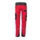 PLANAM Damen Bundhose NORIT 4-Wege-Stretch Rot/Schwarz