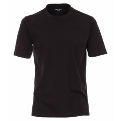 CASAMODA Herren T-Shirt Kurzarm Rundhals Regular Fit Schwarz