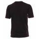 CASAMODA Herren T-Shirt Kurzarm Rundhals Regular Fit Schwarz