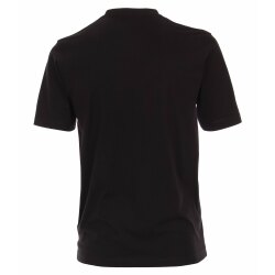 CASAMODA Herren T-Shirt Kurzarm V-Neck Regular Fit Schwarz