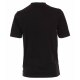 CASAMODA Herren T-Shirt Kurzarm V-Neck Regular Fit Schwarz