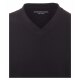CASAMODA Herren T-Shirt Kurzarm V-Neck Regular Fit Schwarz
