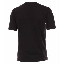 CASAMODA Herren T-Shirt Kurzarm Rundhals Regular Fit Schwarz  XXL