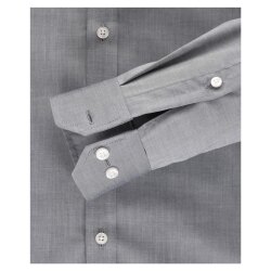 VENTI Herren Businesshemd Langarm Kent Body-Fit Silber