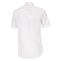VENTI Herren Businesshemd Kurzarm Kent Modern-Fit Weiß 38