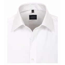 VENTI Herren Businesshemd Kurzarm Kent Modern-Fit Weiß 38