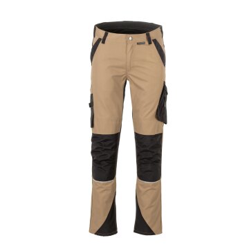PLANAM Herren Bundhose NORIT 4-Wege-Stretch Sand/Schwarz 52