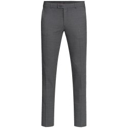 Greiff Corporate Wear Modern WITH 37.5® Herren Anzughose Slim Fit Polyester/Schurwollmix Stretch OEKO TEX® Schwarz PINPOINT