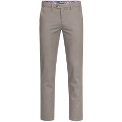 Greiff CASUAL Herren Chino-Hose Regular Fit Kitt/Beige