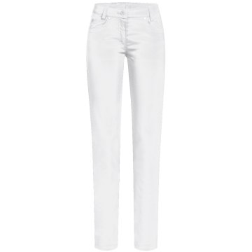 Greiff Corporate Wear CASUAL Damen Hose 5 Pocket-Style Regular Fit Baumwollmix Stretch OEKO TEX® Weiß