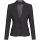 Greiff Modern WITH 37.5® Damen Blazer Slim-Fit Schwarz PINPOINT