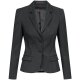 Greiff Corporate Blazer BASIC Damen Slim Fit OEKO TEX® Anthrazit