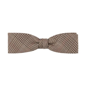 Greiff GASTRO MODA Service Schleife Fliege Glencheck Beige