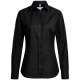 Greiff Modern with 37.5® Damen Bluse Langarm Kent Regular Schwarz