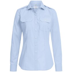 Greiff SIMPLE Damen Pilotbluse Langarm Kent Regular-Fit...