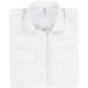 Greiff SIMPLE Damen Pilotbluse Kurzarm New-Kent Regular-Fit Weiß