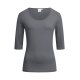 Greiff SHIRTS Damen Shirt 1/2-Arm Rundhals Regular-Fit Anthrazit