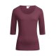 Greiff SHIRTS Damen Shirt 1/2-Arm Rundhals Regular Fit Burgund