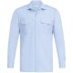 Greiff SIMPLE Herren Pilothemd Langarm New-Kent Regular Hellblau