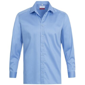 Greiff Corporate Hemd PREMIUM Herren OEKO TEX® Mittelblau