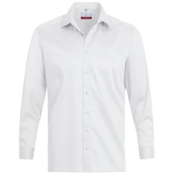 Greiff Corporate Wear PREMIUM Herren Business-Hemd Langarm New-Kentkragen Regular Fit Baumwollmix Stretch OEKO TEX® Bügelfrei Weiß