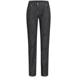 Greiff Corporate Wear CASUAL Damen Jeans Hose Regular Fit Baumwollmix Stretch OEKO TEX® Schwarz Black Denim