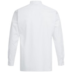 Greiff Corporate Wear BASIC Herren Hemd Langarm Stehkragen Regular Fit Baumwollmix OEKO TEX® Pflegeleicht Weiß