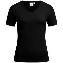 Greiff SHIRTS Damen T-Shirt Kurzarm V-Neck Regular-Fit...