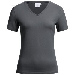 Greiff SHIRTS Damen T-Shirt Kurzarm V-Neck Regular-Fit...