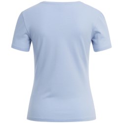 Greiff Corporate Wear SHIRTS Damen T-Shirt Kurzarm V-Ausschnitt Regular Fit Baumwollmix Stretch OEKO TEX® Hellblau