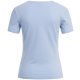 Greiff Corporate Wear SHIRTS Damen T-Shirt Kurzarm V-Ausschnitt Regular Fit Baumwollmix Stretch OEKO TEX® Hellblau