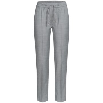 Greiff Corporate Wear Modern with 37.5® Damen Joggpants Hose Regular Fit Schurwollmix OEKO TEX® Hellgrau 40