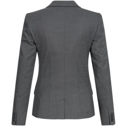 Gr&ouml;&szlig;e 40 Greiff Corporate Wear Modern with 37.5 Damen Blazer Regular Fit Schwarz PINPOINT Modell 1424